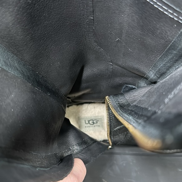 UGG Tall Black Boots Dayle Rider - Picture 11 of 11